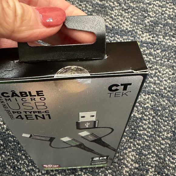 New in box. Startek 4 in 1 Micro USB PD Type-C cable - Picture 2 of 5